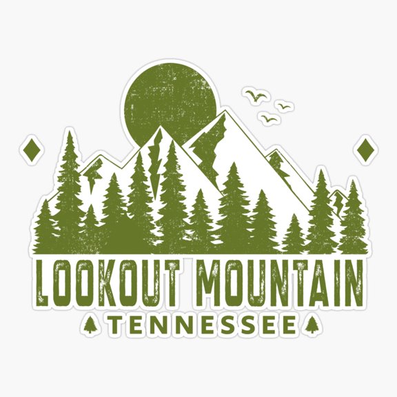 Mountain Rustic Adventure Everyday Decor Art Simple Style Vinyl Sticker