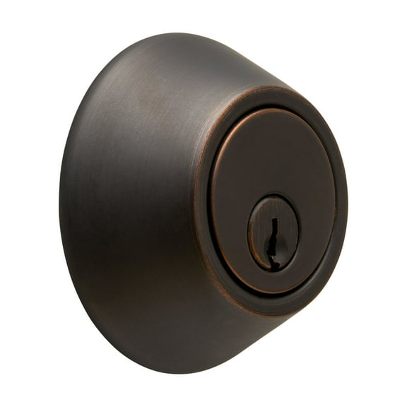 Mountain Security Single Cylinder Deadbolt, Tuscan Bronze Finish