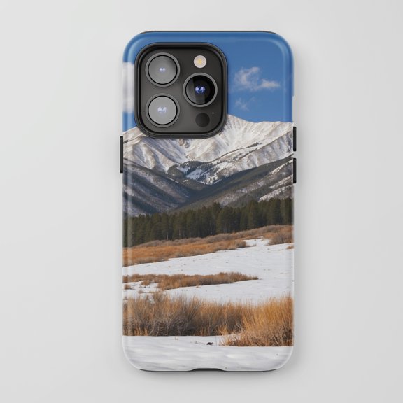 Mountain Snow Landscape for All iPhone Series Tough Phone Case