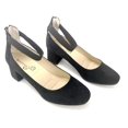 thumbnail image 1 of Mountain Sole, Women's Madyn Elastic Ankle Strap Pumps, Back Zipper Secure Fit, 1 of 6