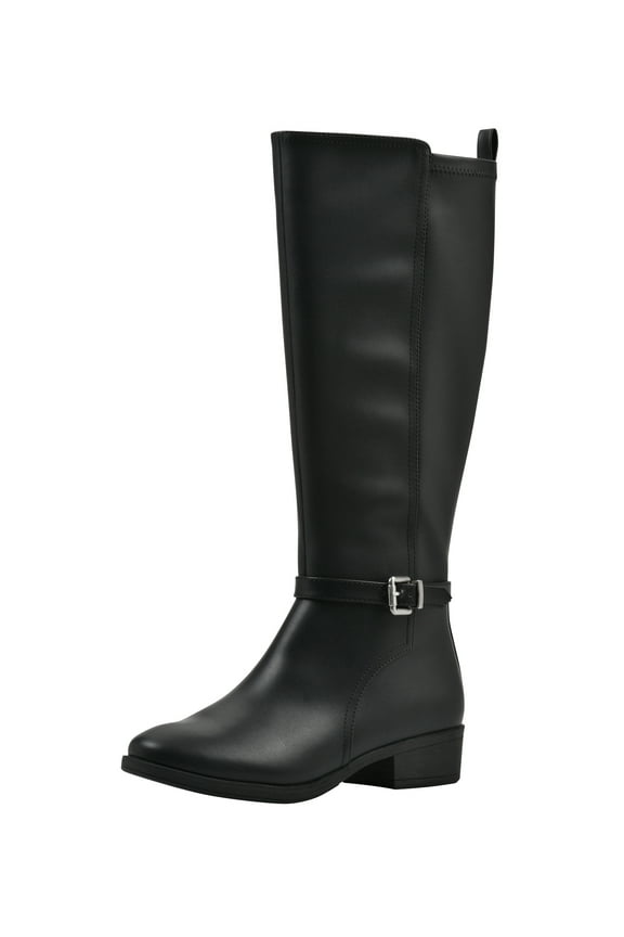 Women's Wide Width Tall Riding Boot with Wide Calf