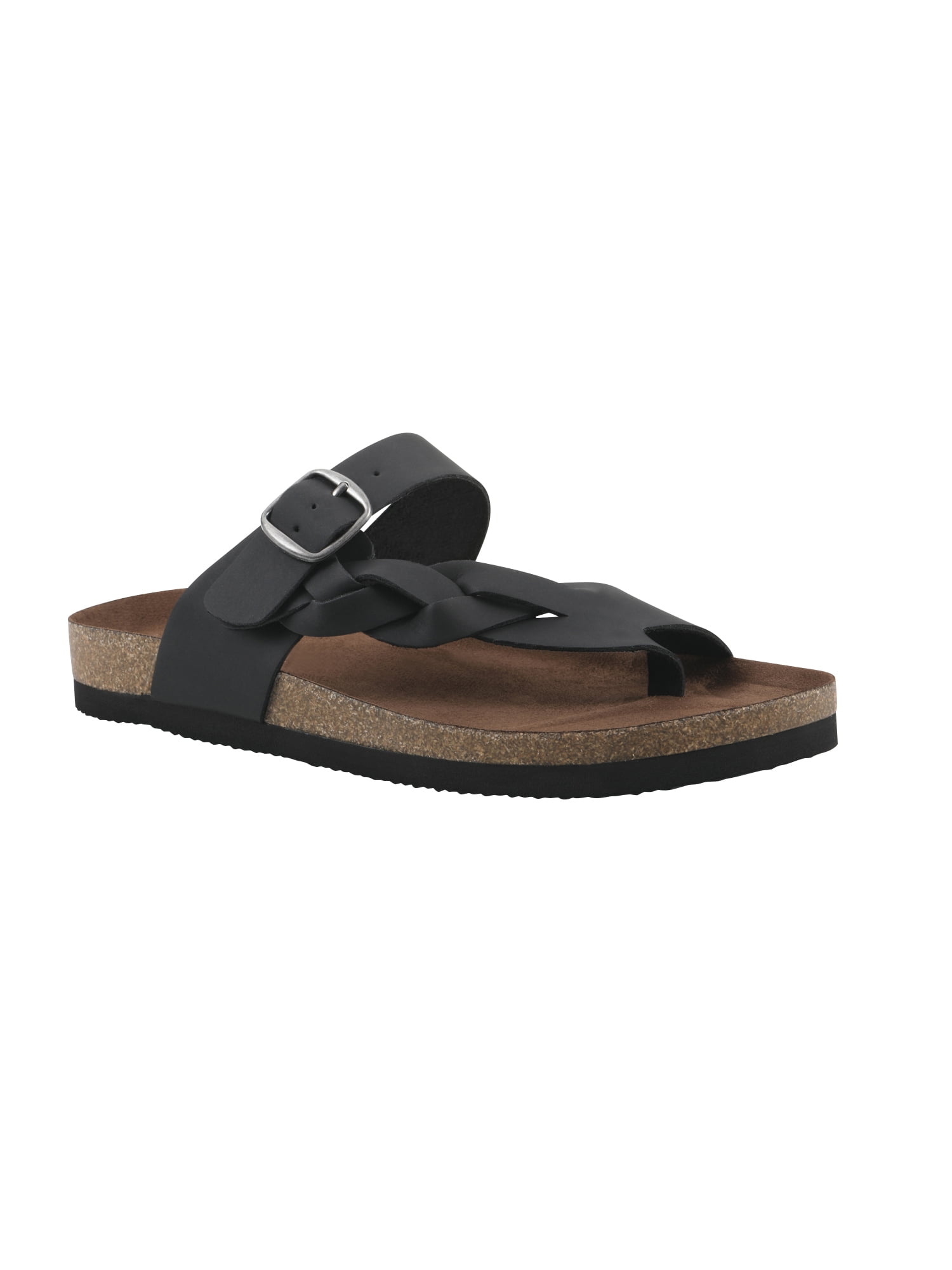 Mountain Sole Women's Braided Footbed Comfort Sandal