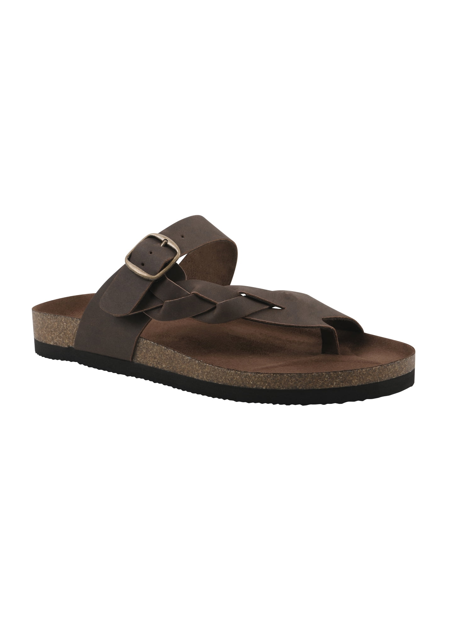 Mountain Sole Women's Braided Footbed Comfort Sandal