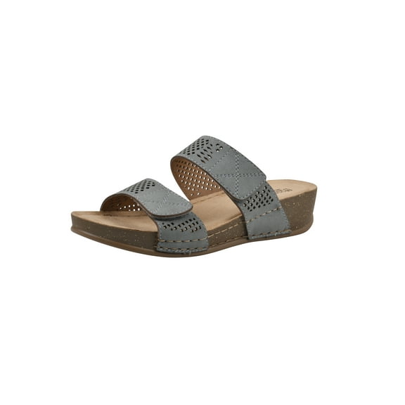 Mountain Sole Women's Wedge Slip-On Sandals