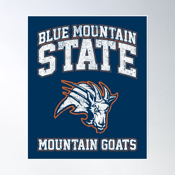 Mountain State Mountain Goats Art Poster , Poster Print Only