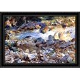 thumbnail image 1 of Mountain Stream 40x28 Large Black Ornate Wood Framed Canvas Art by John Singer Sargent, 1 of 2