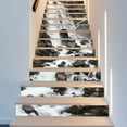 Mountain Stream Waterfall Wall Stickers for Stairs Stairway Room Stairs