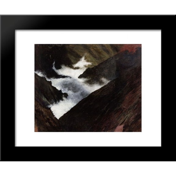 Mountain Stream in Caucasia 20x24 Framed Art Print by Hugo Simberg