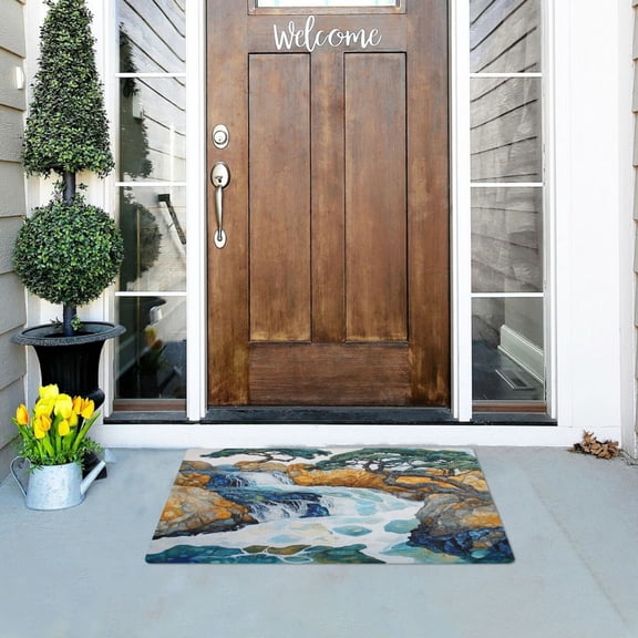 Mountain Streams Versatile Absorbent Door Mat, Non-Slip, Easy to Clean 32''x20''