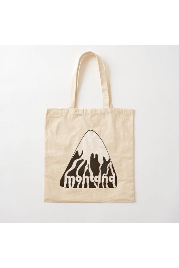 Mountain Style 005 Canvas Tote Bags, Reusable Shopping Bag