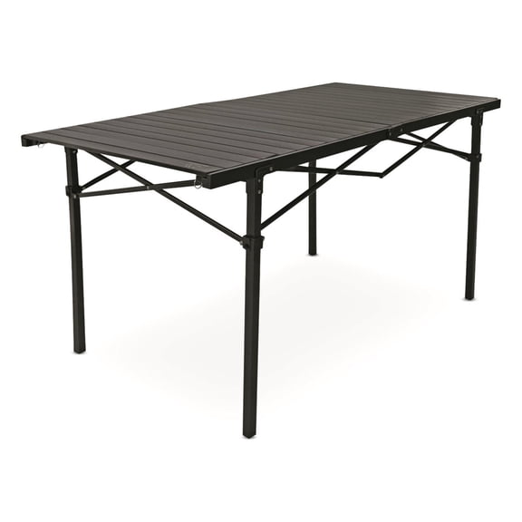 Mountain Summit Gear Heavy-Duty Roll-Top Table, Medium, Aluminum