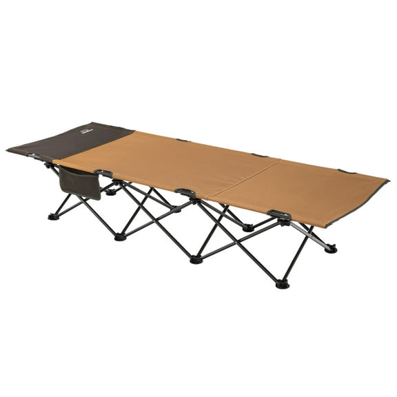 Mountain Summit Gear Horizon Cot, Large, 300 lbs, 600D Polyester, Tan, MSG-HRZCO