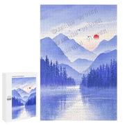 Mountain Sunrise - 1000 Piece Jigsaw Puzzle For Adults | Challenging Puzzle Perfect for Game Nights