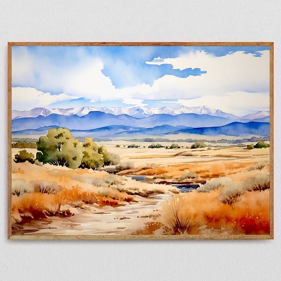 Mountain Sunset Giclee Print Albuquerque New Mexico Wall Art Sandia Mountains Artwork Minimal Landscape Decor For Living Room Bedroom