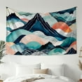 thumbnail image 1 of Mountain Tapestry Forest Tree Tapestry Sunset Tapestry Nature Landscape Tapestry Wall Hanging for Room Christmas Presents Gifts, 1 of 4
