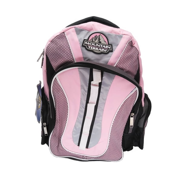 backpack for hiking and for school Mountain Terrain Backpack School Hiking Travel Large Gray