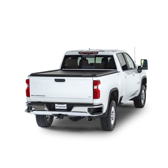 Mountain Top EVOmCH17FB01 Retractable Aluminum Truck Bed Cover | Fits 2019-2023 Chevrolet Silverado/GMC Sierra 2500/3500 with 6.75' Bed