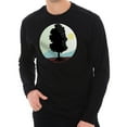 thumbnail image 1 of Mountain Tree Logo Graphic Long Sleeve Crewneck Tee - Black XL, 1 of 4