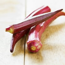 Mountain Valley Seed Company 175 Hill Country Red Okra Plant Seeds, Non-GMO