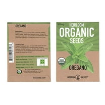 Mountain Valley Seed Company 500 Oregano Herb Seeds, Organic, Non-GMO