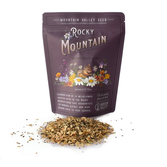 Mountain Valley Seed Company Rocky Mountain Wildflower Mix, 80,000