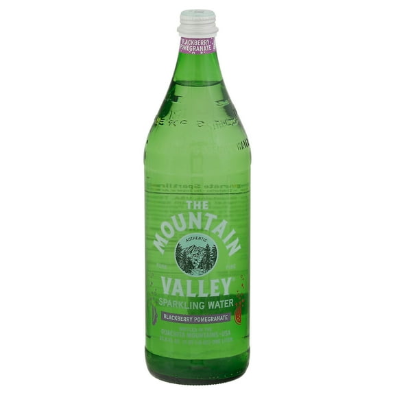 Mountain Valley Sparkling Water Blackberry Pomegranate 1 L (Pack of 12)