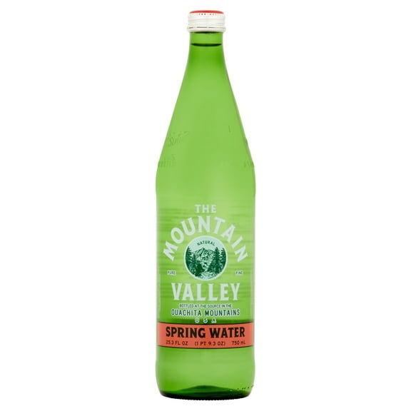Mountain Valley Spring Water, 25.36 Fl Oz, 12 Count Glass Bottles