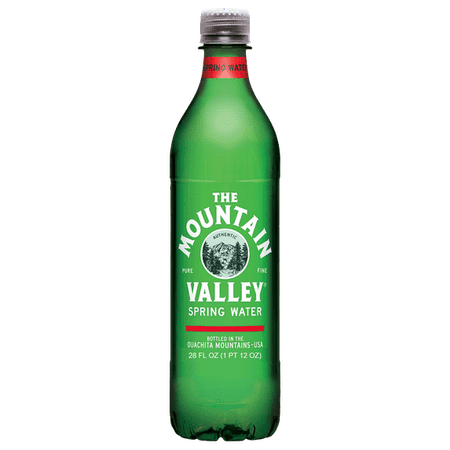 Mountain Valley Spring Water, 28oz PET Spring - 2 Pack