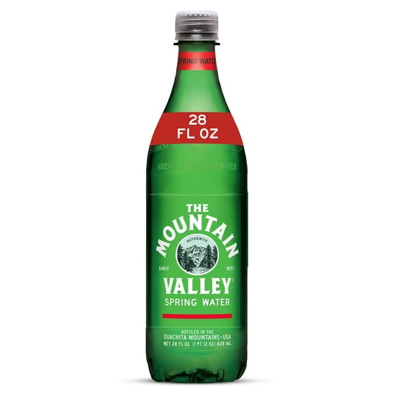 Mountain Valley Spring Water, 28 fl oz, Single Plastic Bottle