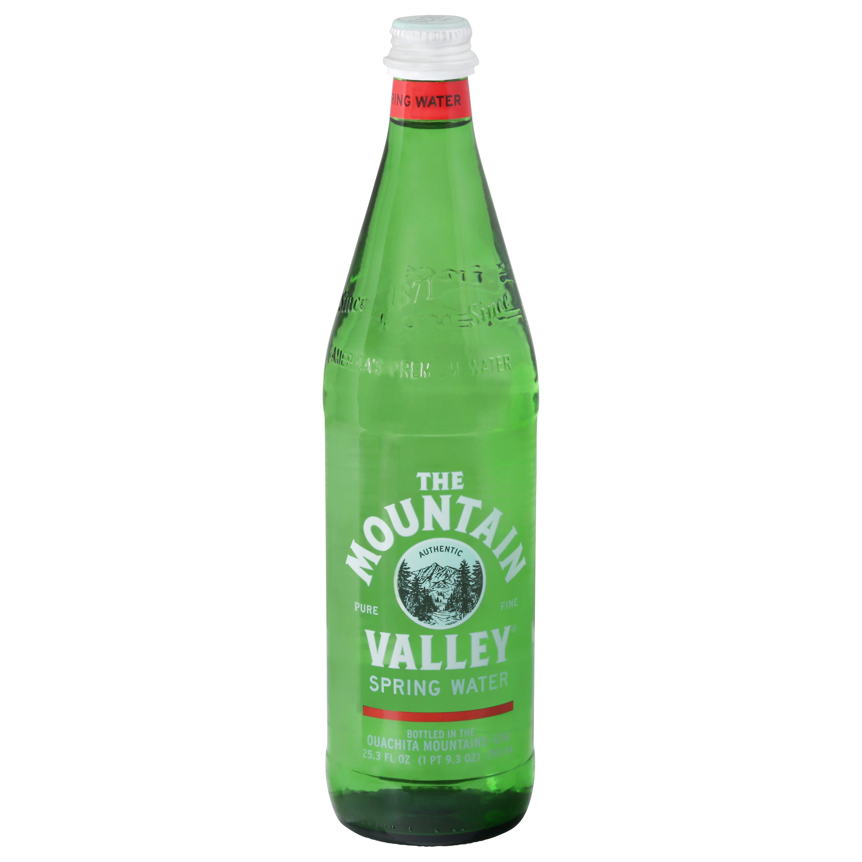 Mountain Valley Spring Water Glass 750 ml (Pack Of 12) - Walmart.com