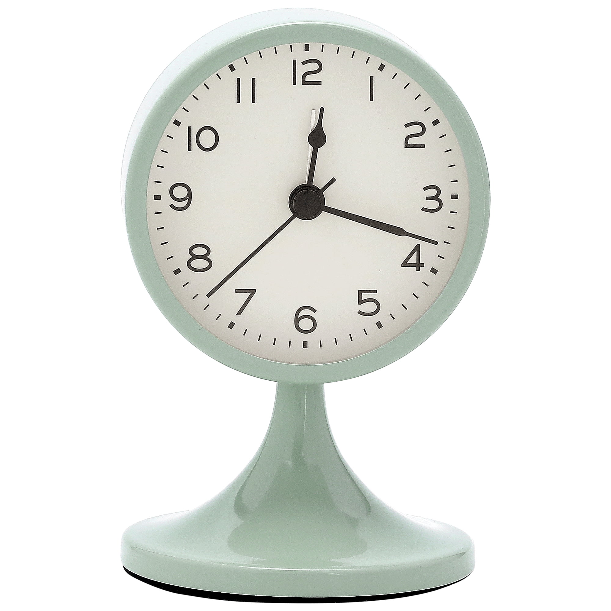 Unique Bargains Mechanical Alarm Clock for Office Light Green 3.1"L x 3.1"W x 5.0"H