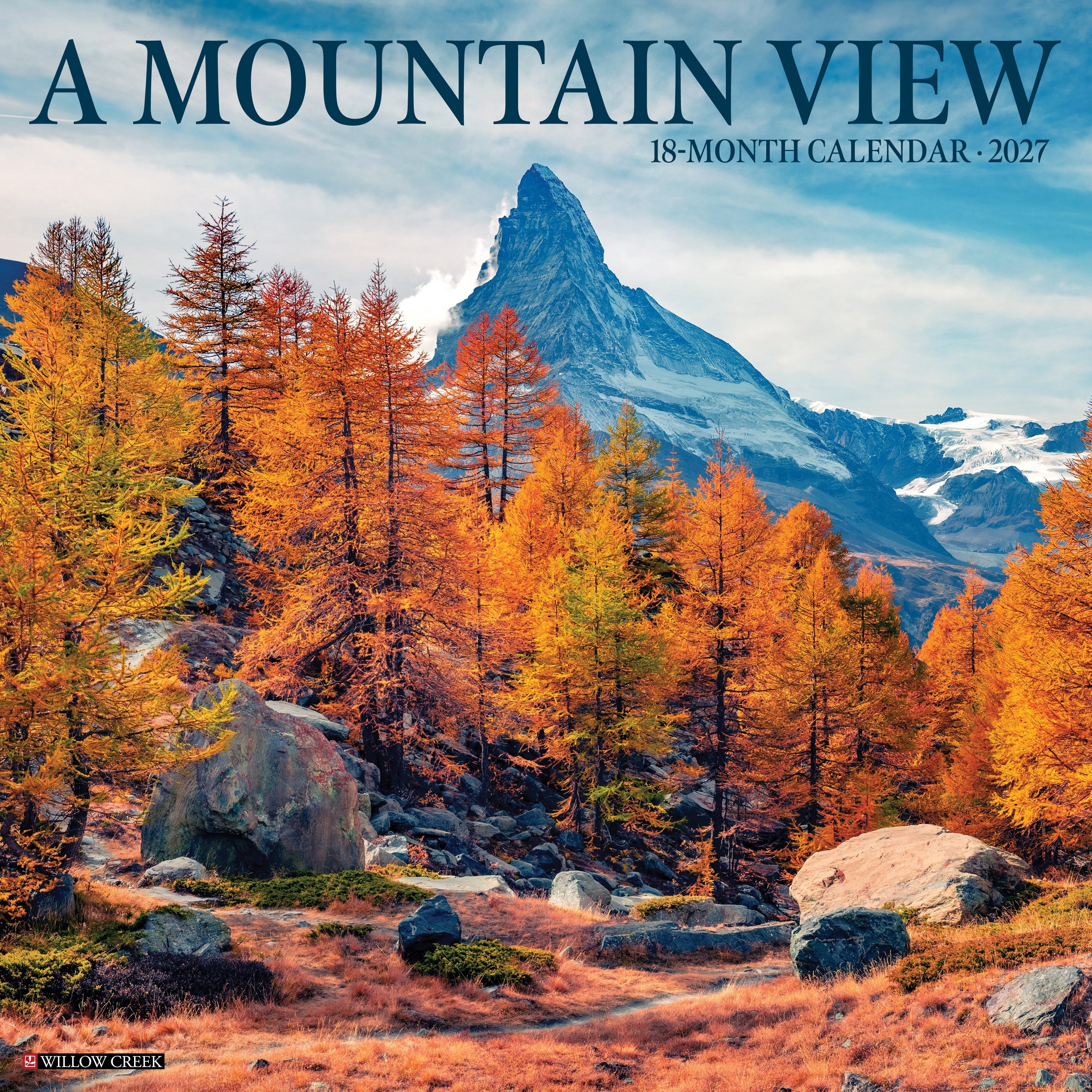 Willow Creek Press, Mountain View 2027 Wall Calendar