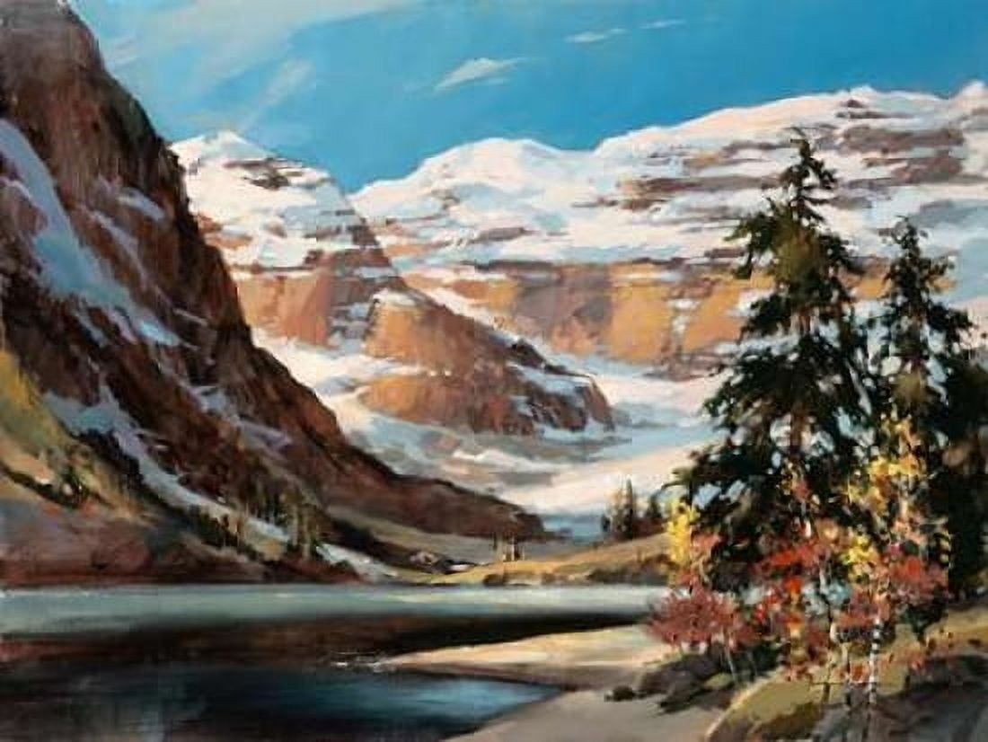 Mountain View Canvas Art - Brent Heighton (18 x 24)