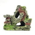 thumbnail image 1 of Mountain View Decor Rockery Landscapes Rocks Hiding Cave Tree Aquarium Ornament Fish Tank Decoration, 1 of 7