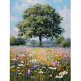 thumbnail image 1 of Mountain View Landscape Canvas Print, Wall Art for Living Room Bedroom Office Hotel Cafe Recreation Space, 1 of 8