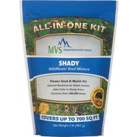 Mountain View Seeds Shady Wildflower Seed Mix - Shade, Annual - 2 Lb, Multicolor