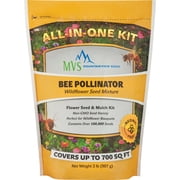 Mountain View Seeds Bee Pollinator Wildflower Seed Mix - Pack of 4