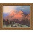 thumbnail image 1 of Mountain Village Gunib in Daghestan View from the East 24x20 Gold Ornate Wood Framed Canvas Art by Aivazovsky, Ivan, 1 of 2