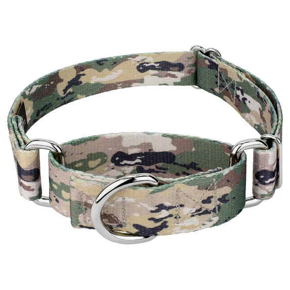 Country Brook Petz® Mountain Viper Camo Martingale Dog Collar, Extra Small