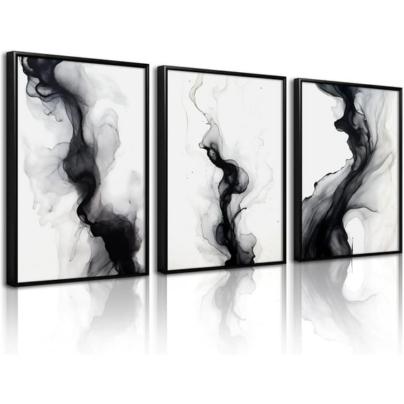 Mountain Wall Art Decor Set of 3 Sage Green Forest Canvas Wall Art Prints Nature Landscape Wall Decor Watercolor Pine Tree Pictures Abstract Modern Painting for Living Room Bedroom 16x24 Inch d