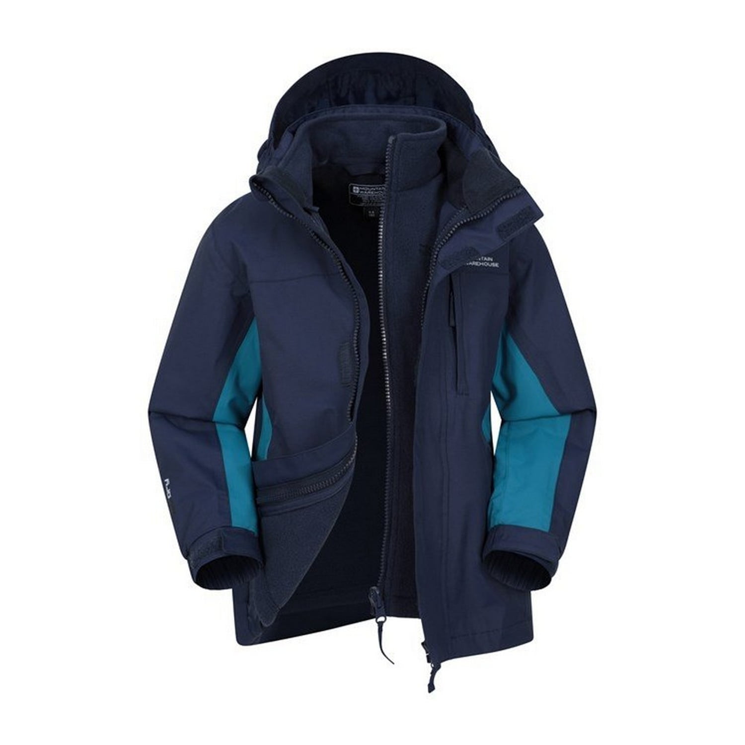 Ountain Warehouse Cannonball In Kids Waterproof Jacket Coat