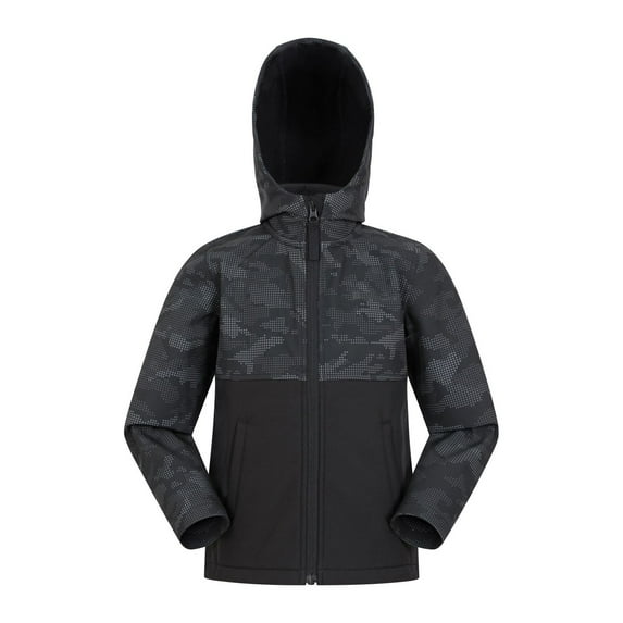 Mountain Warehouse Boys/Girls Exodus Camouflage Soft Shell Jacket