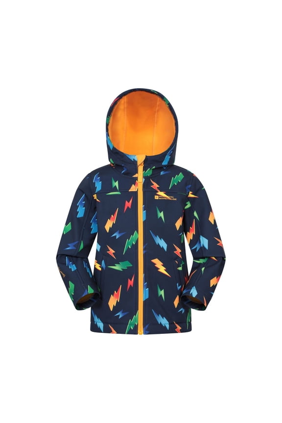 Boys/Girls Exodus Printed Water Resistant Soft Shell Jacket