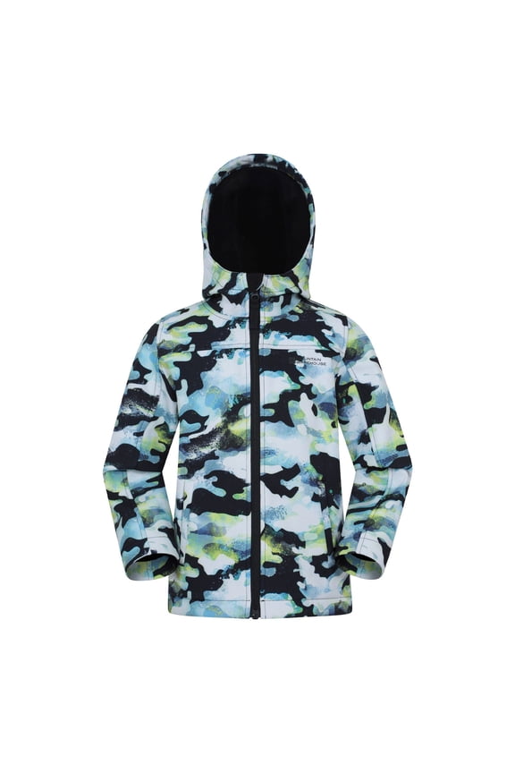 Boys/Girls Exodus Printed Water Resistant Soft Shell Jacket