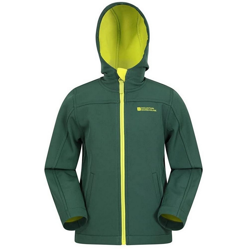 Mountain Warehouse Boys Girls Exodus Water Resistant Soft Shell Jacket Walmart