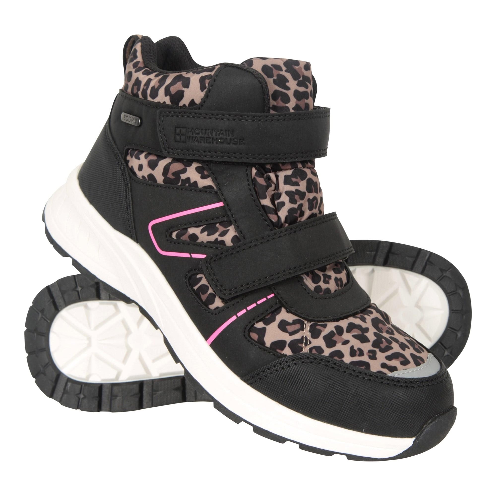 Mountain Warehouse Boys/Girls Jupiter Adaptive Leopard Print Walking