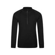 MOUNTAIN WAREHOUSE Boys/Girls Merino Blend Half Zip Base Layer Top
