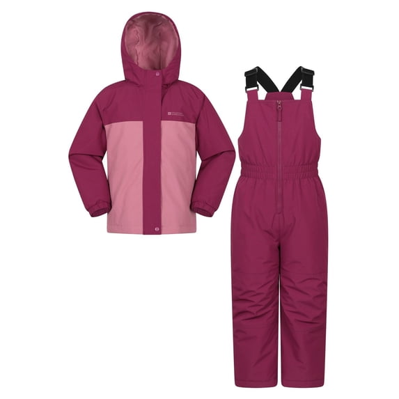 Mountain Warehouse Boys/Girls Polar Zone Printed Jacket & Salopettes Set