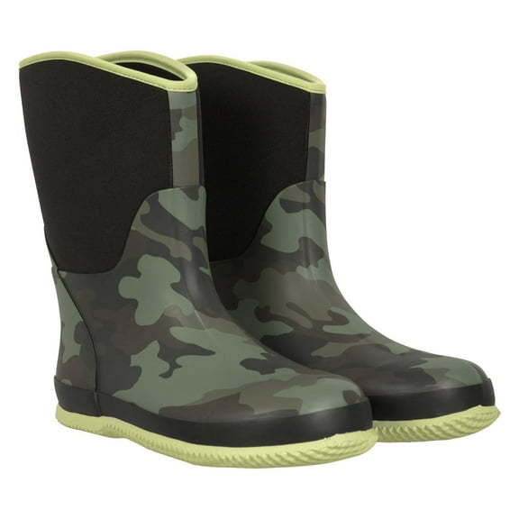 Mountain Warehouse Boys/Girls Puddle Camo Galoshes