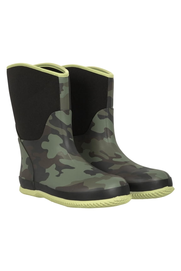 Boys/Girls Puddle Camo Galoshes